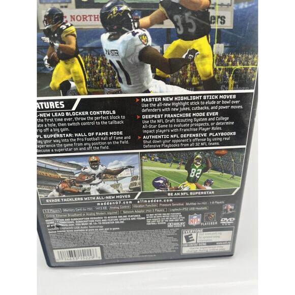 Madden NFL 07 (Sony Playstation 2/PS2 2006) - CIB, Tested, Free Shipping - Picture 3 of 6